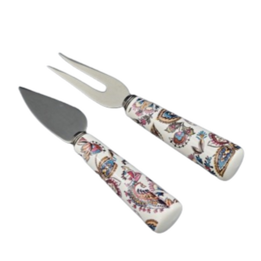 Bomboniera Set 2 Pezzi Formaggio Ceramica CBR