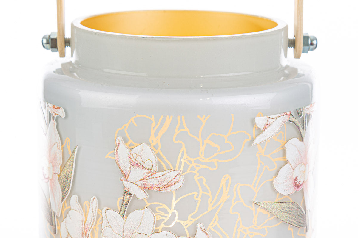 Favor Lantern Flowers Glass with Shopper The Stars