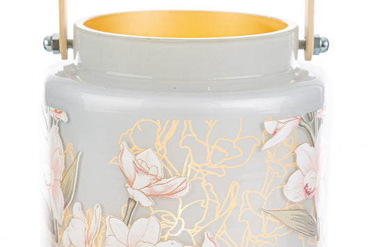 Bomboniera Lanterna Fiori Vetro con Shopper Le Stelle