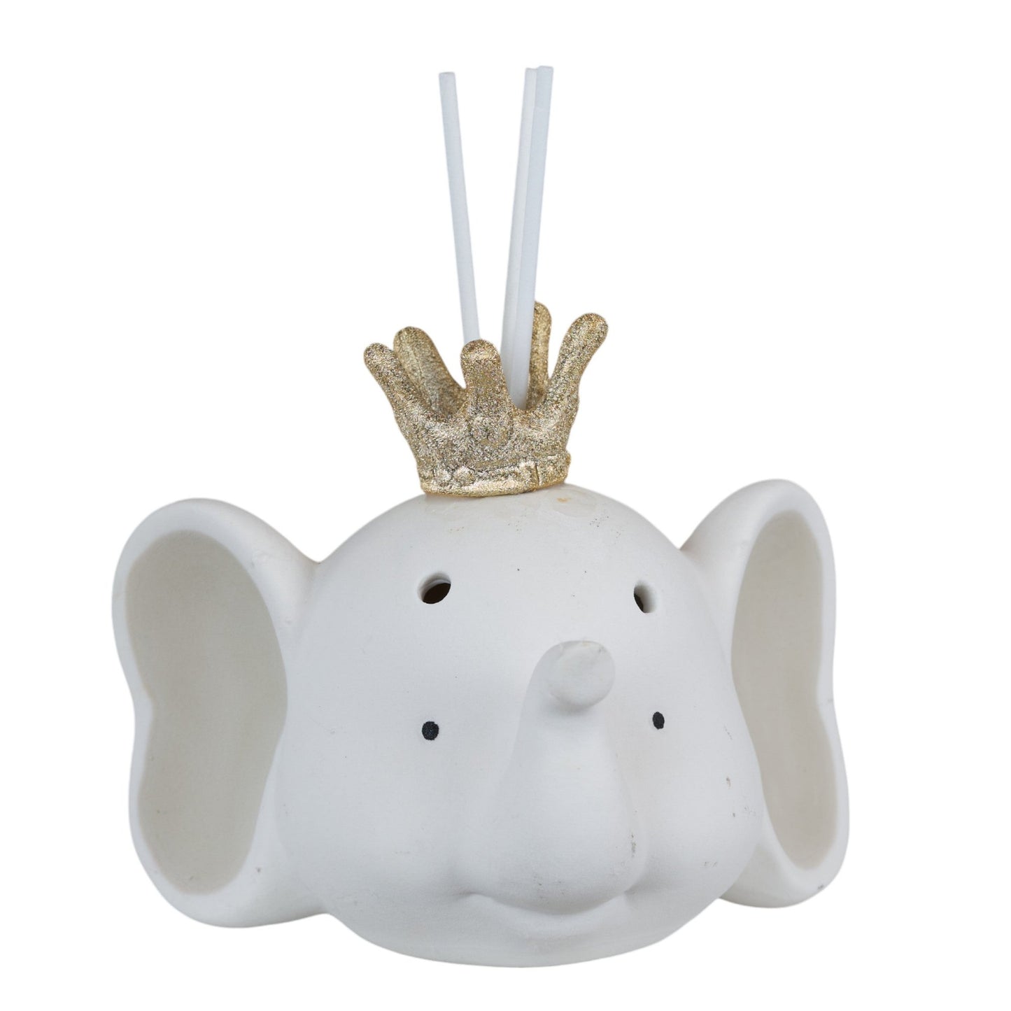 Led Crown Bear Perfumer Favor in Satin Porcelain