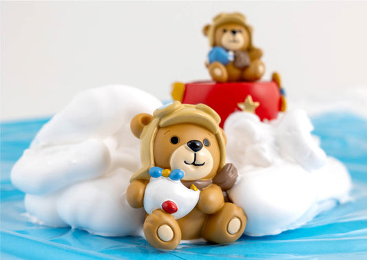 Bomboniera Scatola Orsetto Aviatore in Resina Margot