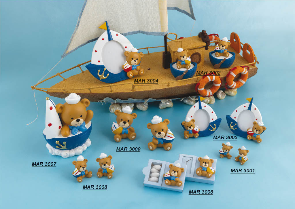 Margot Sailor Bear Photo Holder Favor