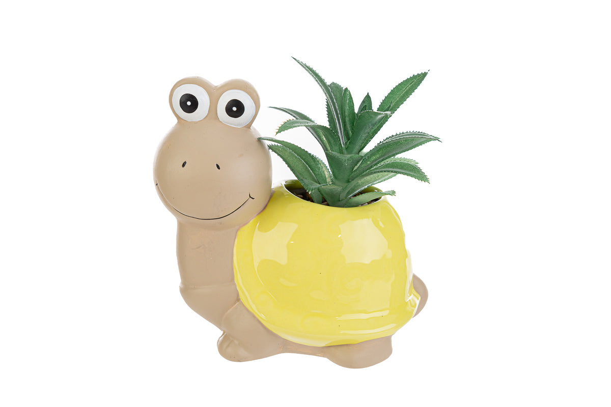 Ceramic Turtle Favor Artificial Plant The Stars
