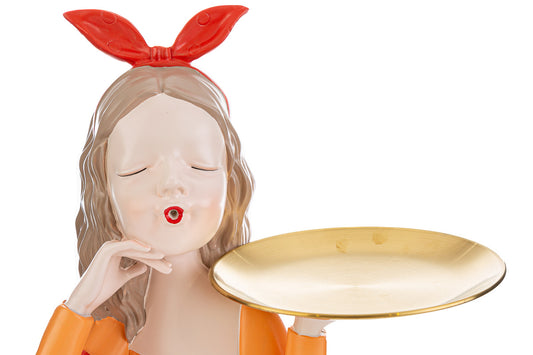 Bomboniera Vassoio Girl Resina Le Stelle