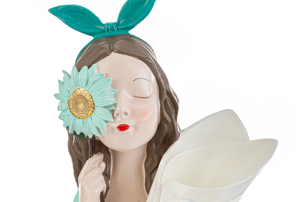 Girl Resin Vase Favor The Stars