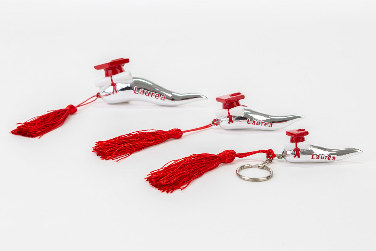 Graduation Horn Resin Stars Keychain Favor