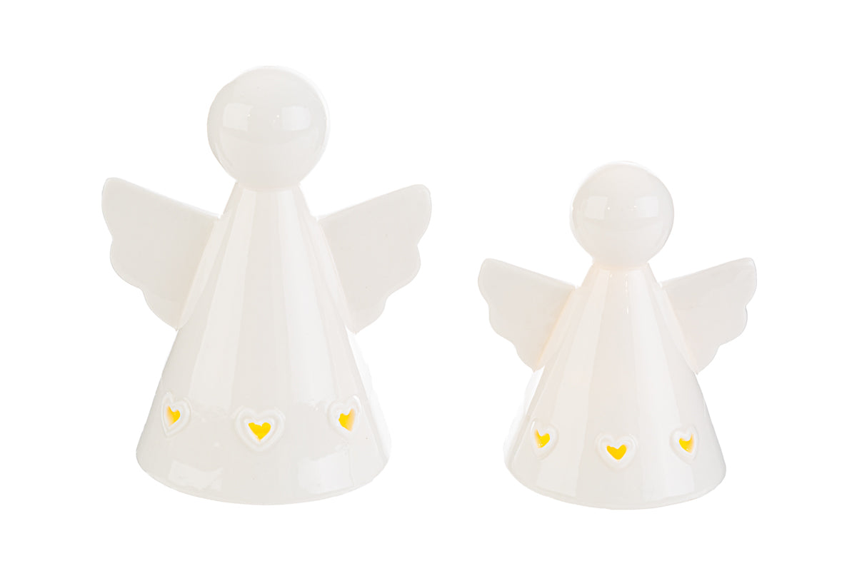 Led Porcelain Angel Favor