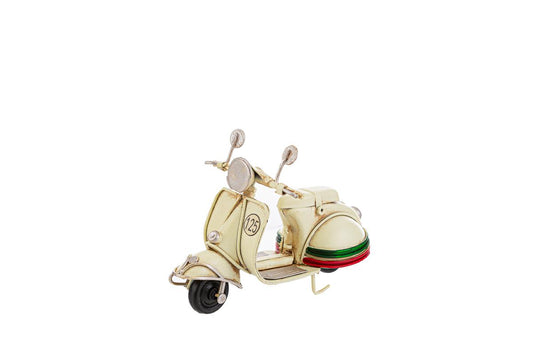 Bomboniera Moto 125 Metallo Bianca Le Stelle