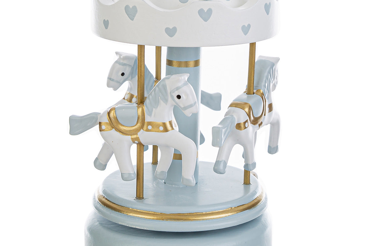 Favor Wooden Carillon Carousel Celestial Stars with Shopper