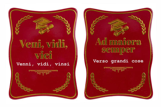 Bomboniera Mattonella Poggia Pentola Laurea Ceramica Le Stelle