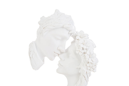 Bomboniera Coppia Resina Bianco con Shopper Le Stelle