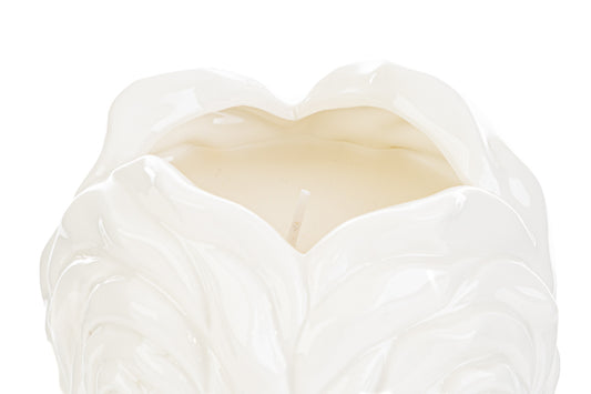 Bomboniera Candela Profumata Rosa Porcellana con Shopper Le Stelle