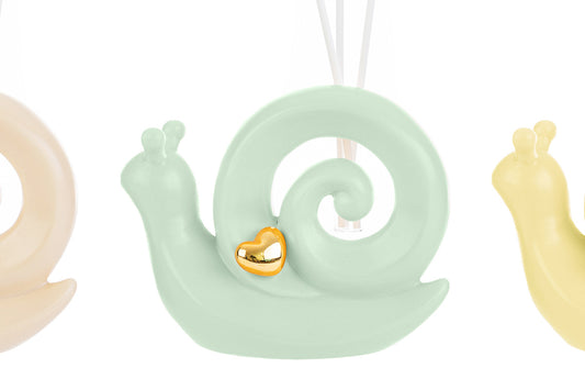 Bomboniera Profumatore Lumaca Porcellana Le Stelle