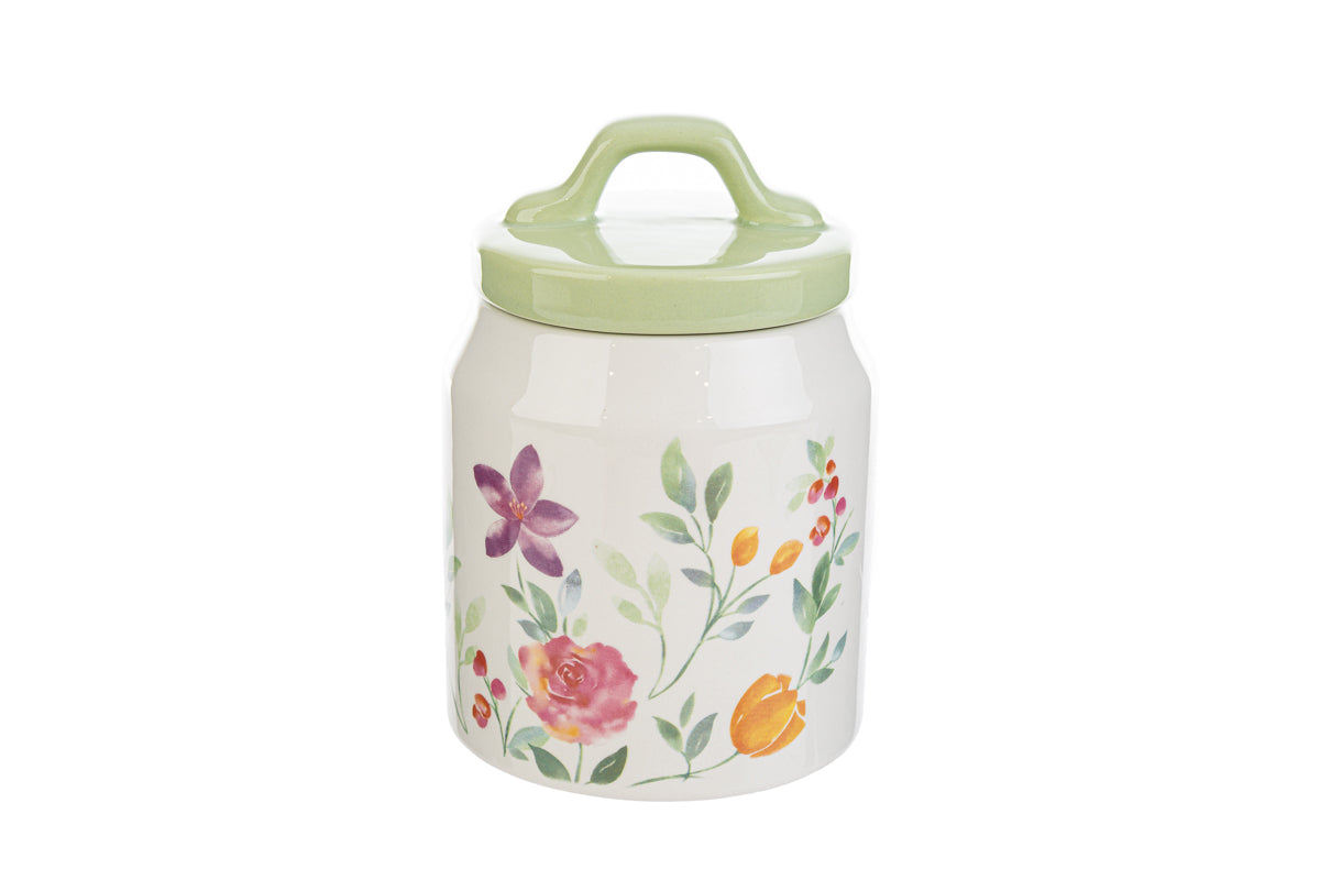 Favor Jar Flowers Porcelain Stars