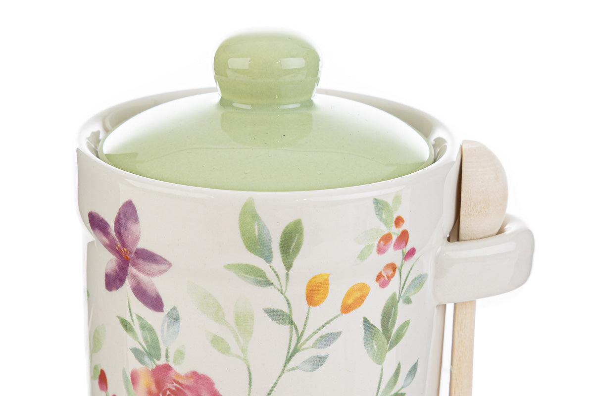 Favor Sugar Bowl Flowers Porcelain Stars