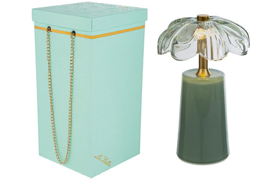 Bomboniera Lampada Fiore Vetro LED Touch Le Stelle