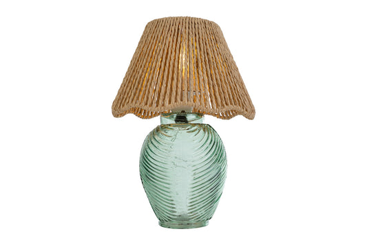 Bomboniera Lampada Vetro Verde LED Touch Le Stelle