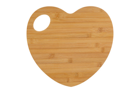 Bomboniera Tagliere Cuore Legno con Box Le Stelle
