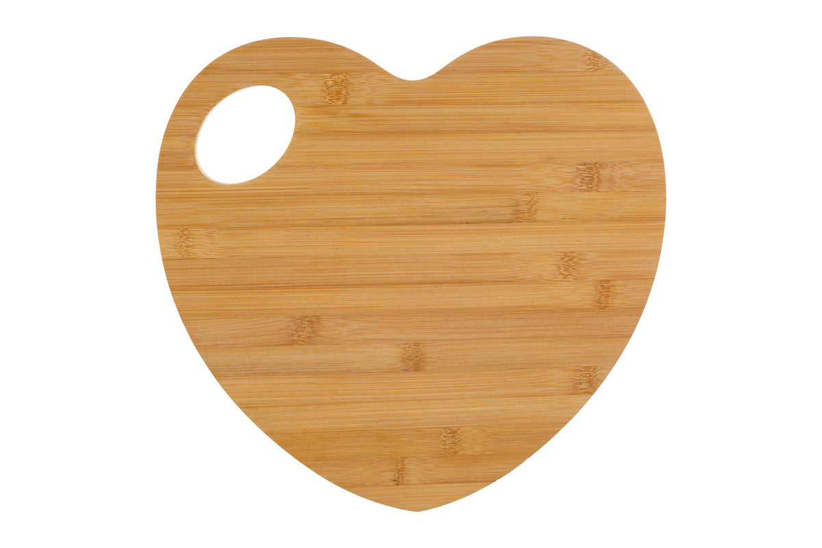 Bomboniera Tagliere Cuore Legno con Box Le Stelle