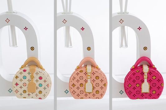 Bomboniera Profumatore Borsetta 3 Colori con Astuccio Le Stelle