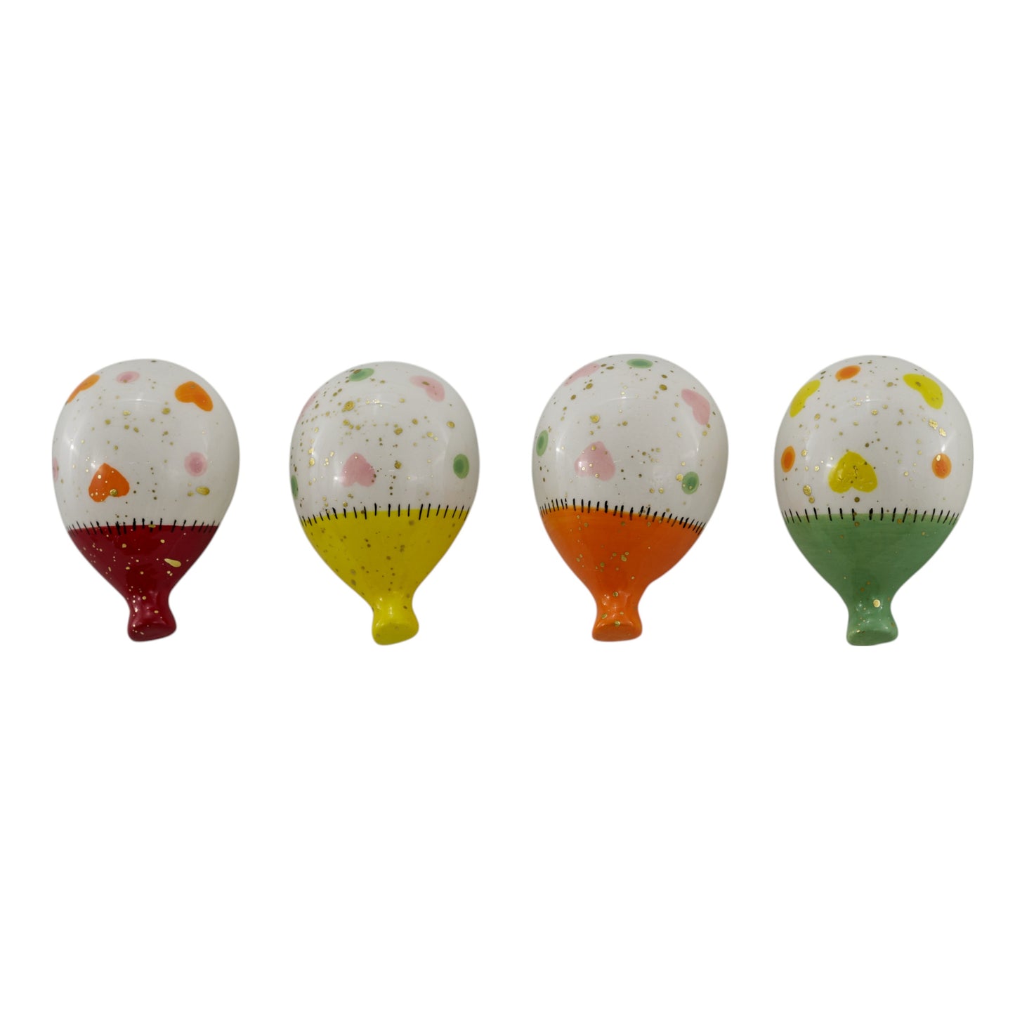 Aimant de marque-place pour faveurs, étoiles de ballons assorties