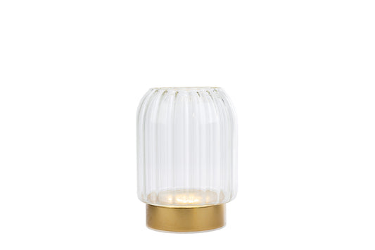 Bomboniera Vaso Vetro LED con Box Regalo Le Stelle