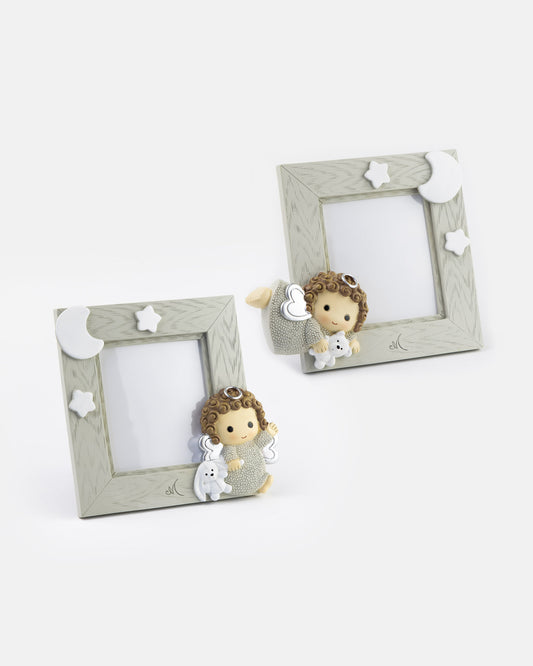 Bomboniera Portafoto Set 2 Angeli Margot