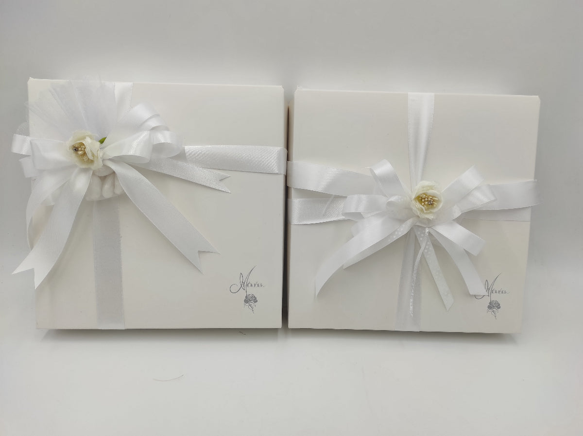 Wedding Favor Box Ceramic Flowers Margot