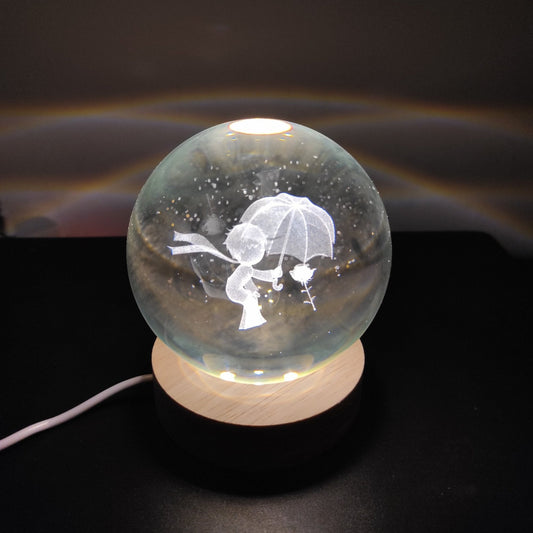 Bomboniera Lampada Sfera Piccolo Principe LED Margot