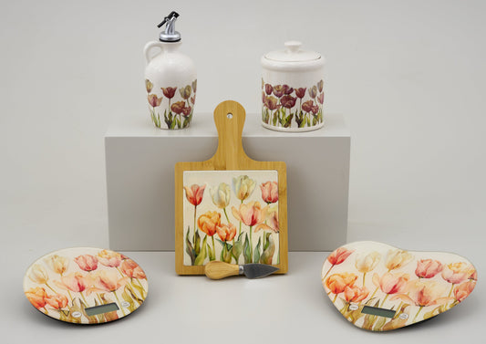 Bomboniera Barattolo Tulipani Melograno