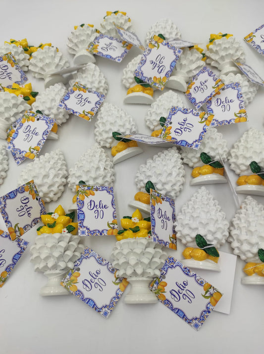 Bomboniera Segnaposto Calamita Pumo Limoni