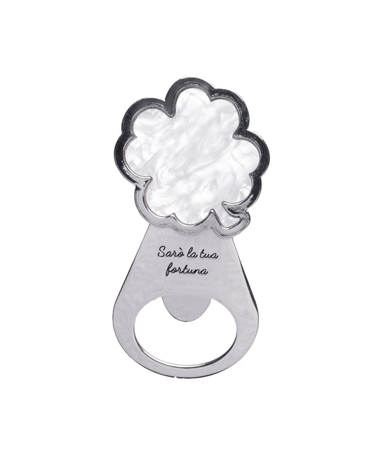 Bomboniera Apribottiglie Acciaio Col. Argento Margot