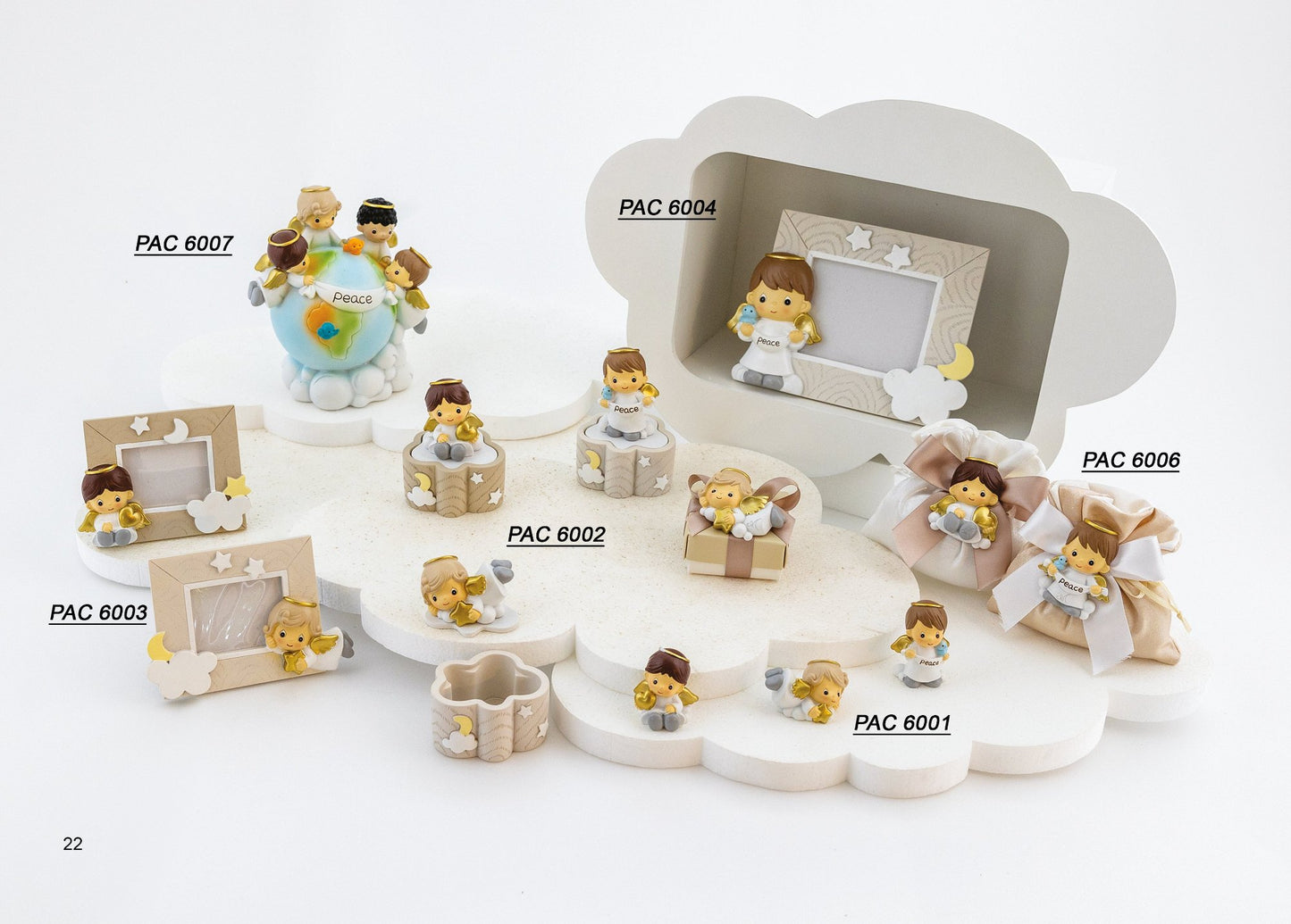 Faveur de mariage magnétique ou espace réservé Angel Magnets Margot