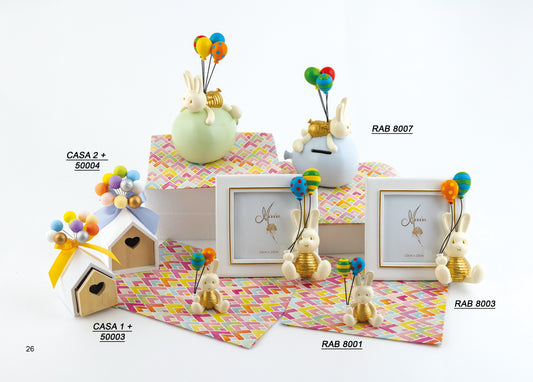 Bomboniera Salvadanaio Coniglio in Resina Margot