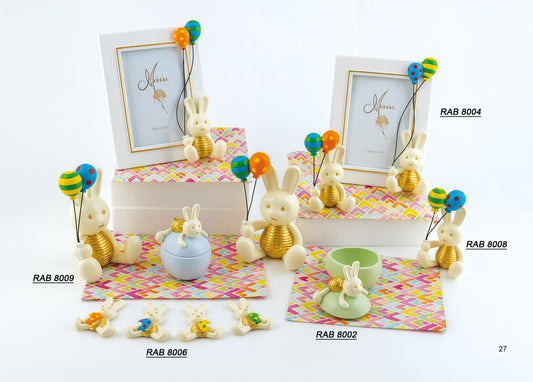 Bomboniera Portafoto Coniglio in Resina Margot