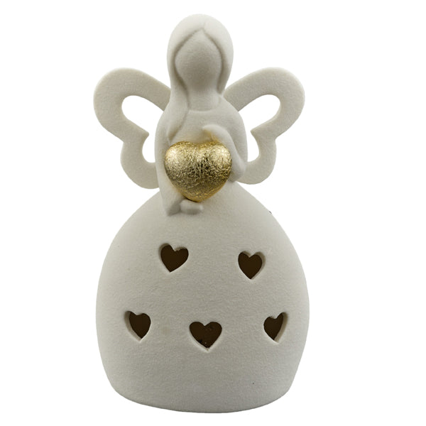 Led Angel Favor in Satin Porcelain