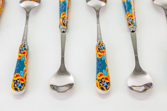 Bomboniera Set Cucchiaini Fantasia Metallo Le Stelle