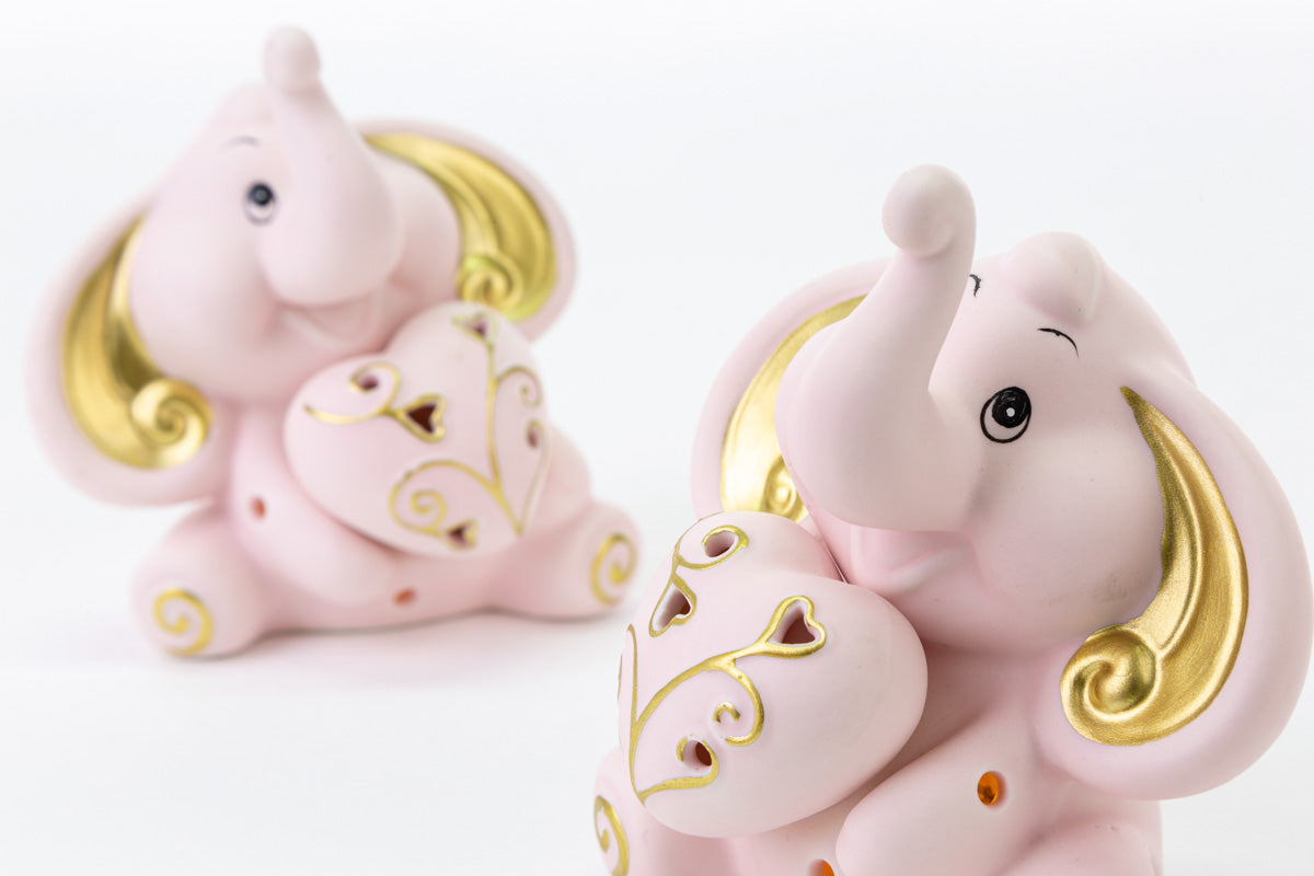 Led Porcelaine Coeur Éléphant Favor Le Stelle