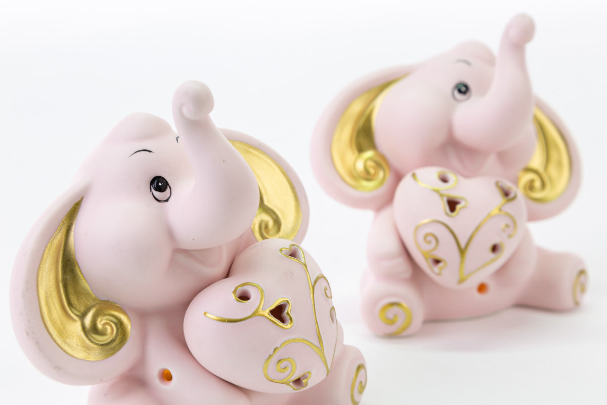 Led Porcelaine Coeur Éléphant Favor Le Stelle