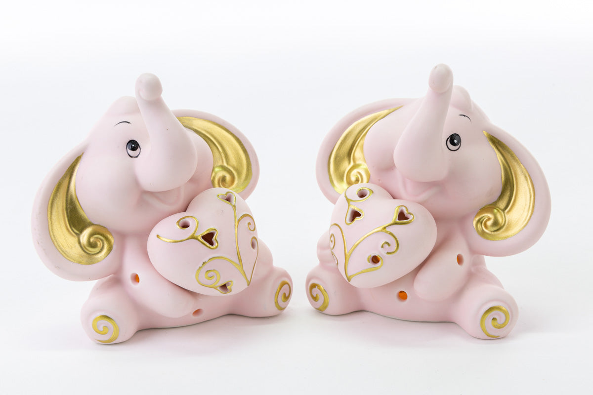Led Porcelaine Coeur Éléphant Favor Le Stelle