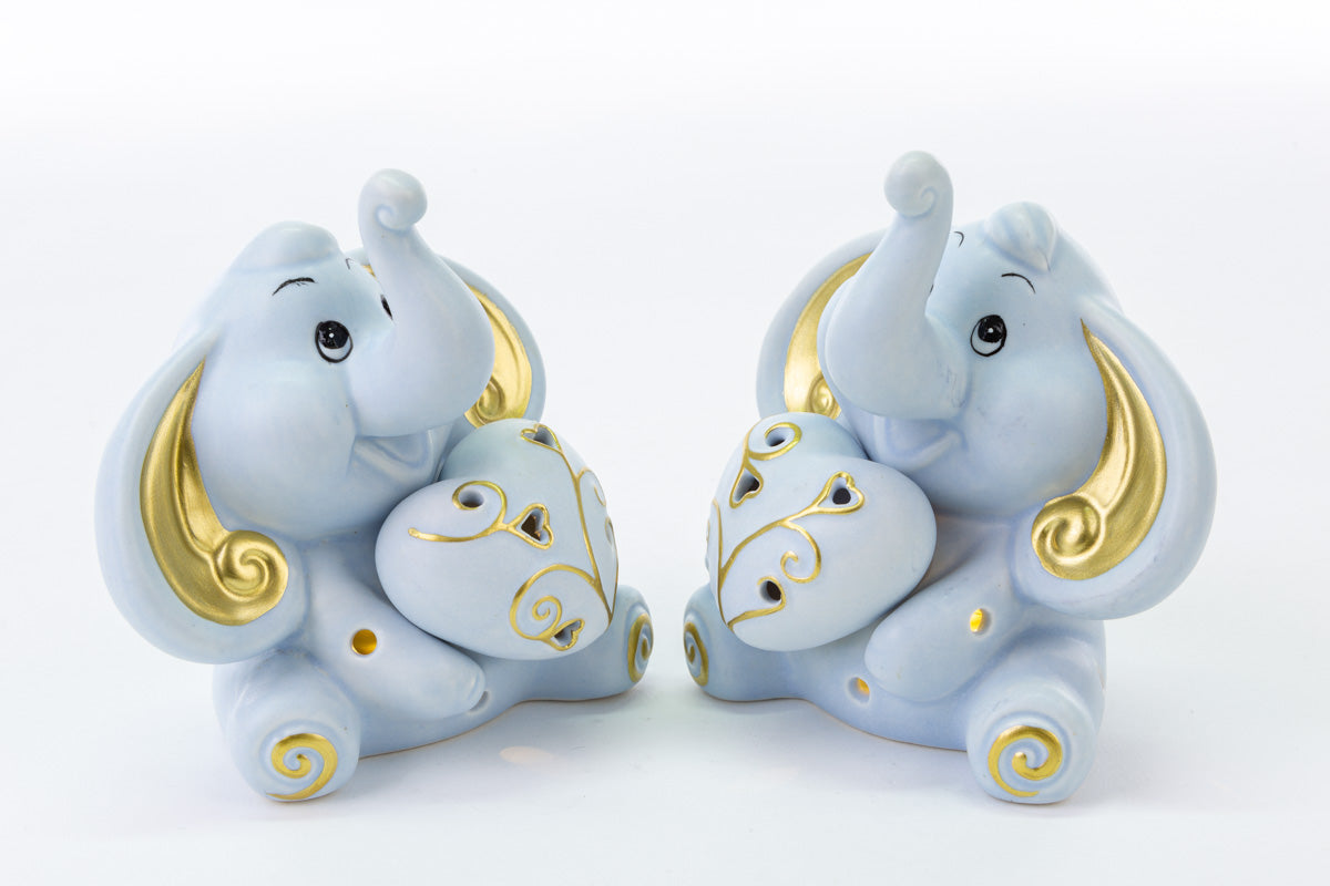 Led Porcelaine Coeur Éléphant Favor Le Stelle