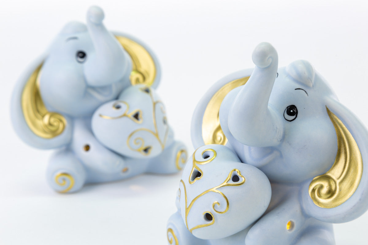 Led Porcelaine Coeur Éléphant Favor Le Stelle