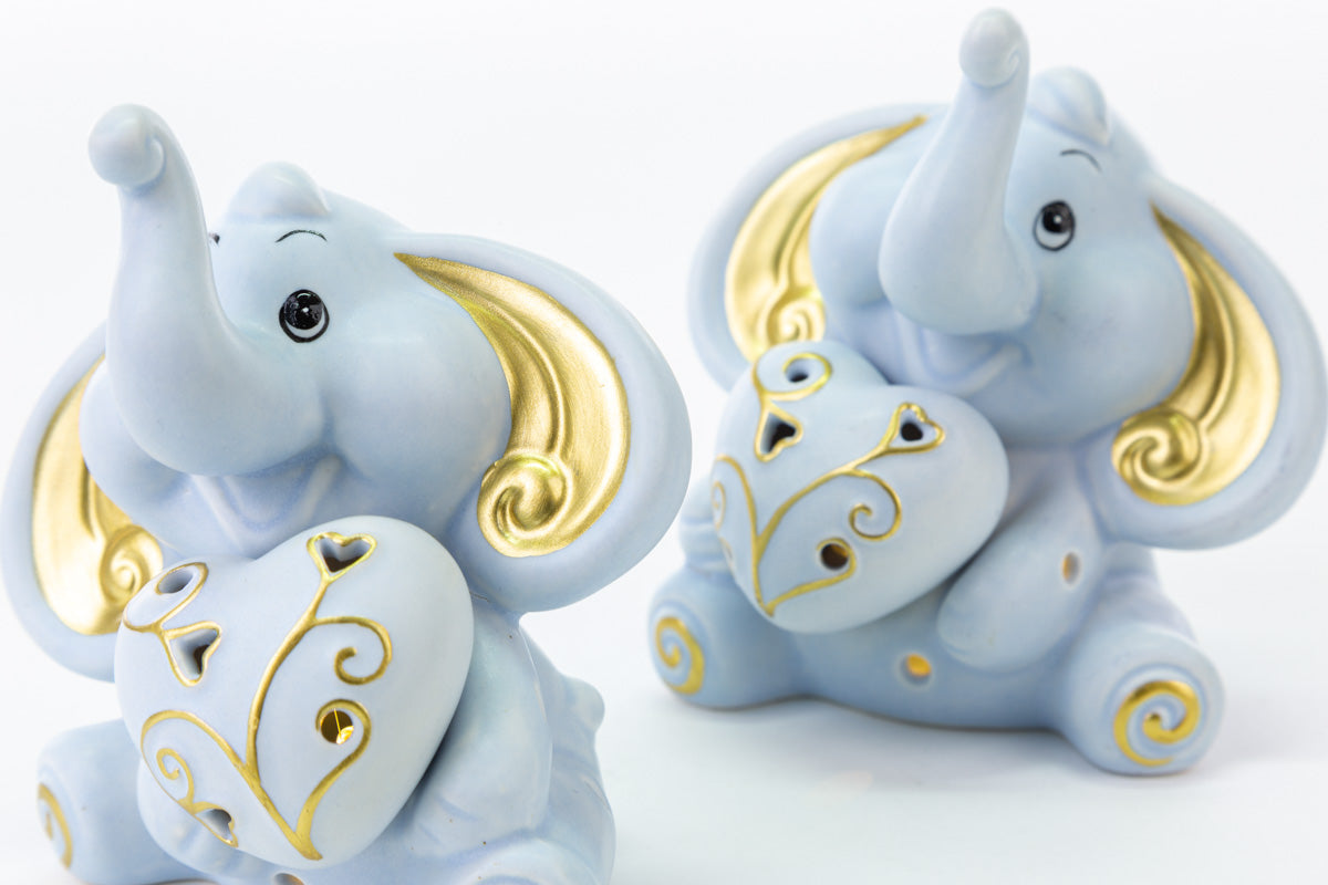 Led Porcelaine Coeur Éléphant Favor Le Stelle