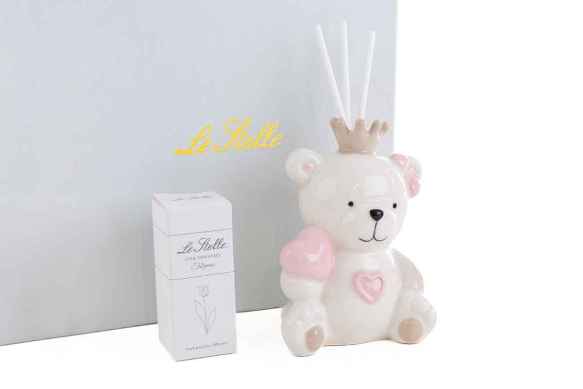 Light Blue and Pink Bear Perfumer Favor