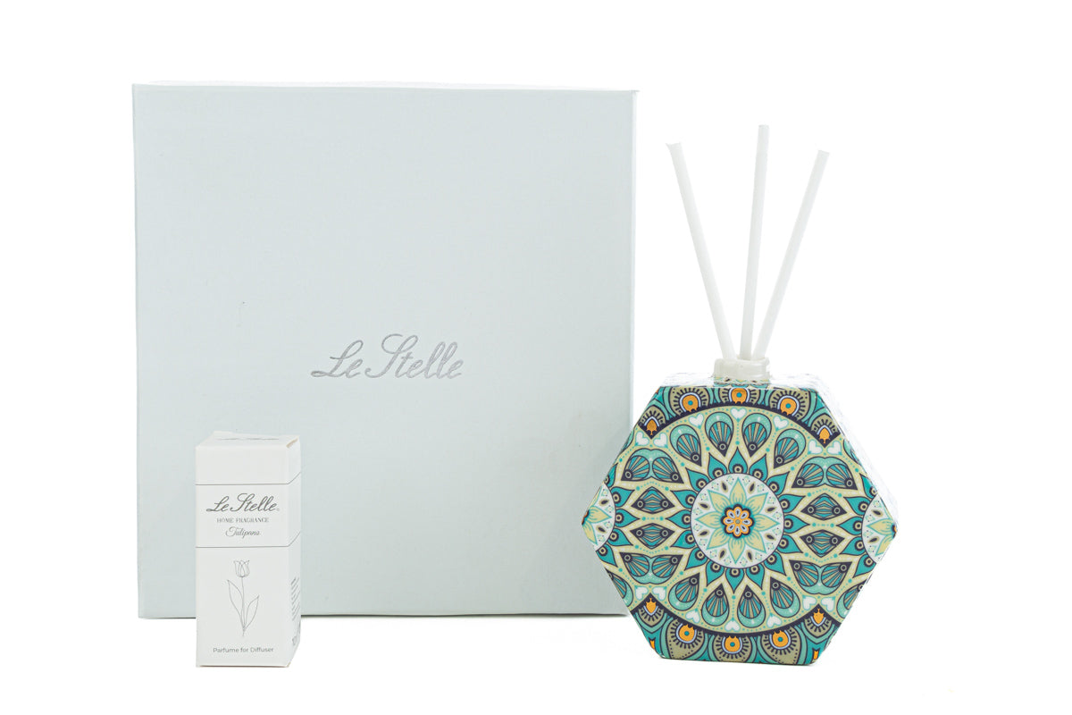 Cashmere Porcelain Perfumer Favor "Le Stelle" Hexagonal