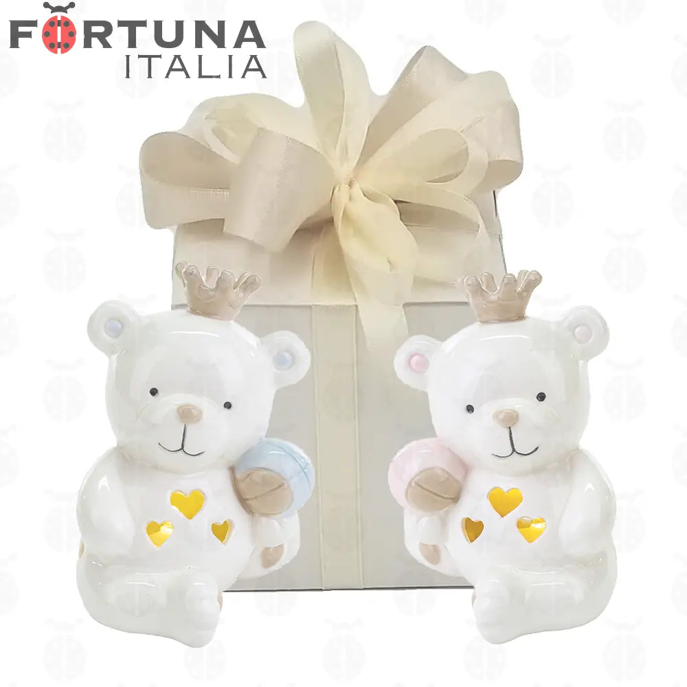 Cadeaux Ours LED en Porcelaine Le Stelle