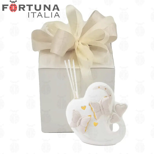 Bomboniera Profumatore Cuore Porcellana Le Stelle