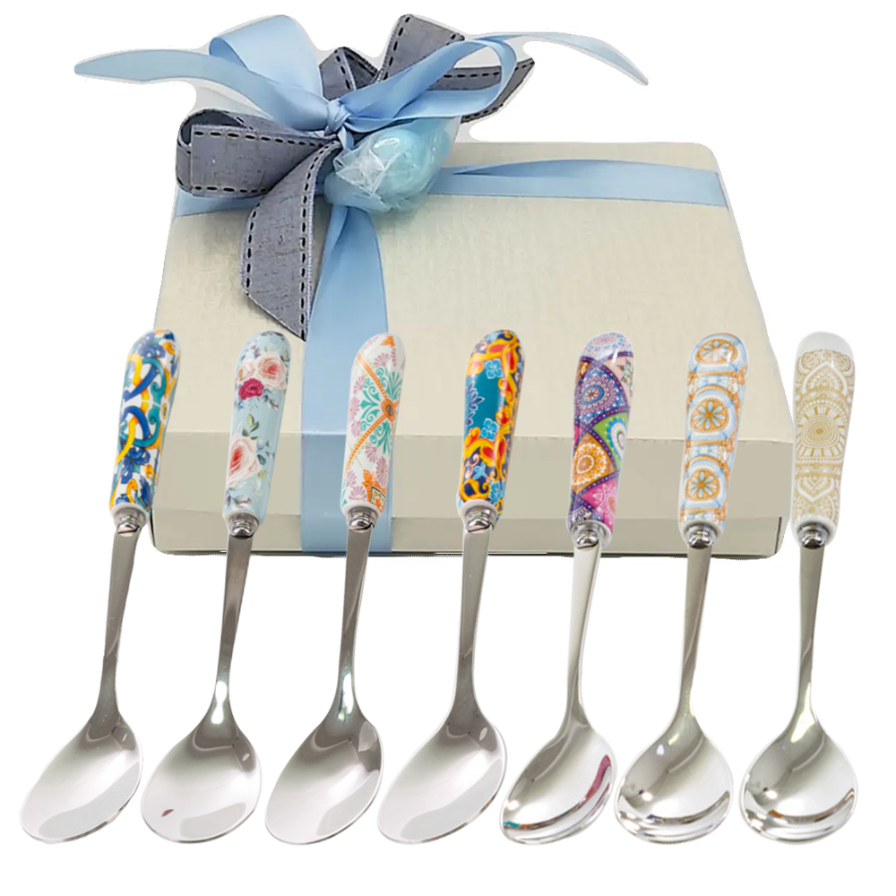 Favor Set of Starry Metal Spoons