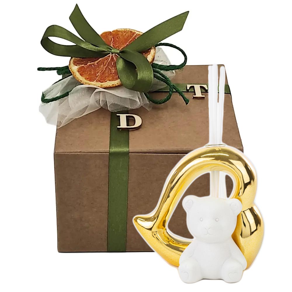 Favor Bear Perfumer Heart of Gold Porcelain The Stars