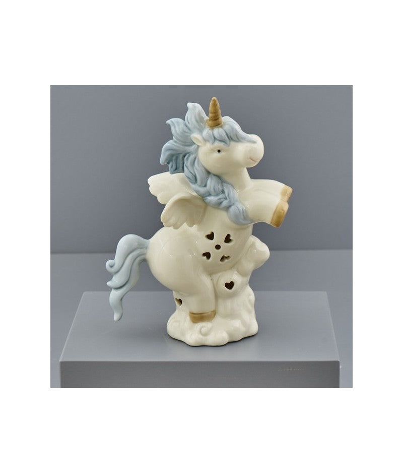 White Unicorn Led Pink or Sky Blue wedding favor